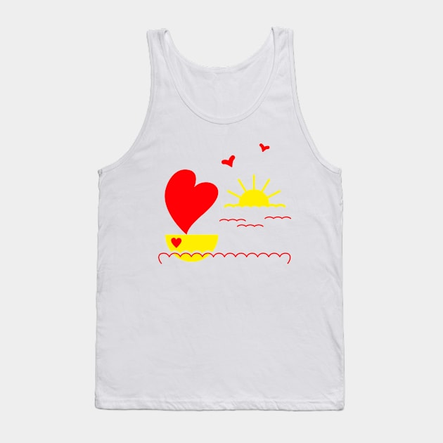 Love Trip 2 Tank Top by Heart-Sun